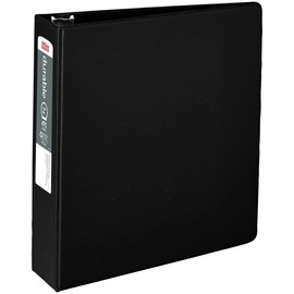 OfficeMax Durable Reference Binders with Round Ring 2", Black