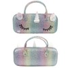 JAVOedge Children's Rainbow Unicorn Hard Eyeglass Case Glasses for Kids,