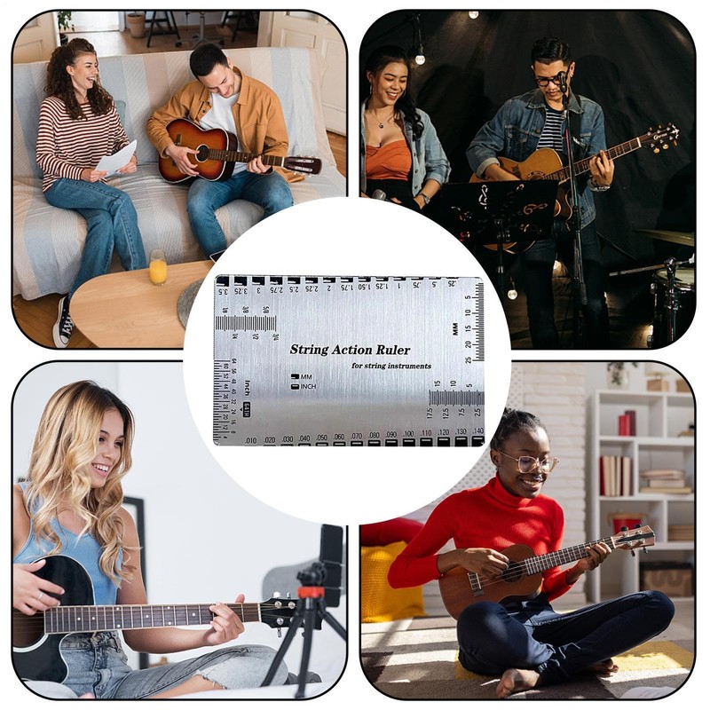 Guitar String Gauge Measuring Tool | Guitar Setup String Height