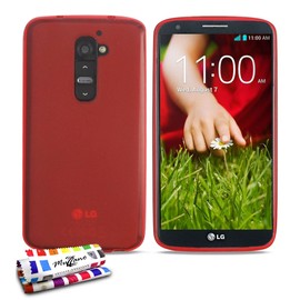 MUZZANO Original Le Glossy Hybrid Flexible Shell for LG Optimus G2 - Red