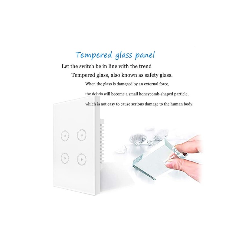 ZigBee Smart Lichtschalter, Sprachsteuerung funktioniert mit Alexa und Google Home,