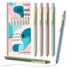 SUNEE Gel Pens, 6 Pack 0.5mm Pens Fine Point Smooth