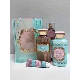 Bath and Body Work Sweetest Song Gift Bag Set - Fragrance Mist, Body Wash, Body Lotion and Hand Cream