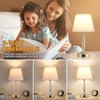 Kakanuo Touch Table Lamp for Bedroom, Small Bedside Lamp with
