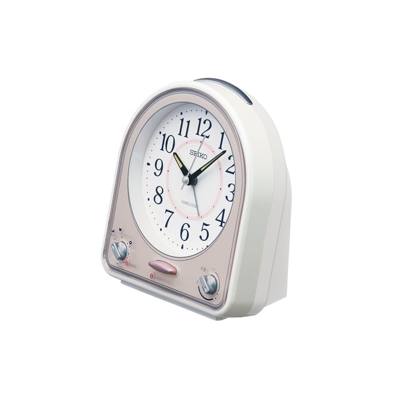 Seiko Clock QM750P Alarm Clock, Wall Clock, Analog, 31 Melodies,