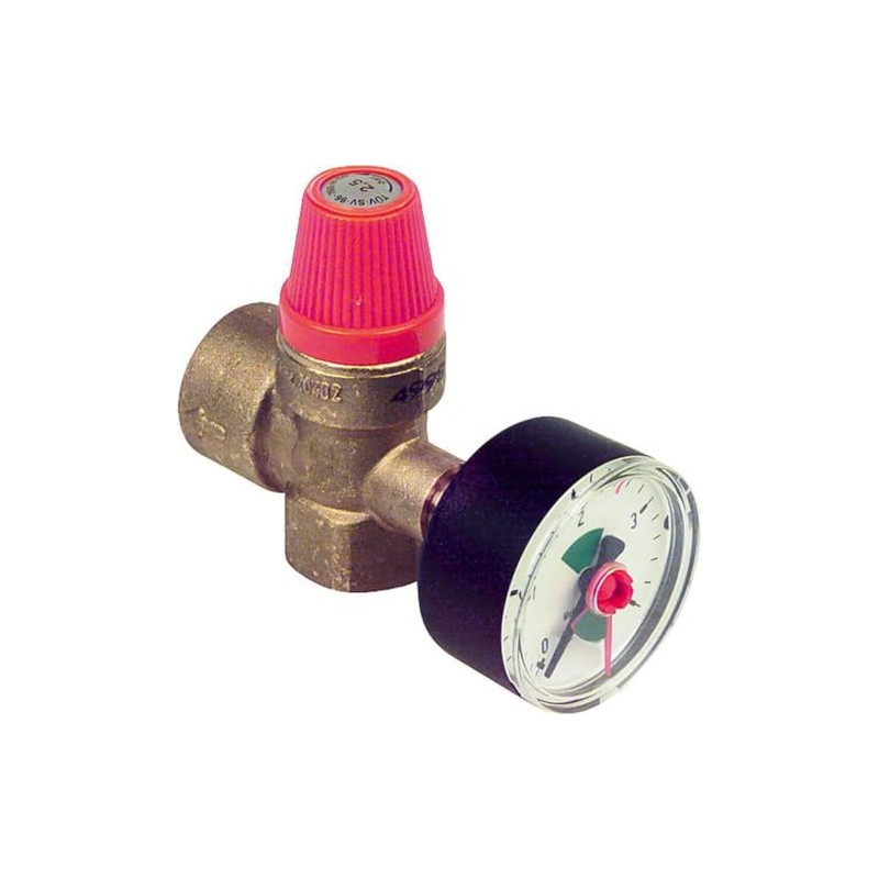 Caleffi 532142 Membrane Safety Valves 1/2 Inch Internal Thread x