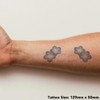 'Forget Me Not' Temporary Tattoo - Water Resistant, Skin-Safe, Non-Toxic
