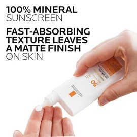 La Roche-Posay Anthelios 50 Mineral Protector solar ultra ligero con SPF 50, 50 ml (1.7 oz)