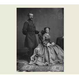 General George Custer Family Portrait PHOTO, Wife, Battle of Little Bighorn