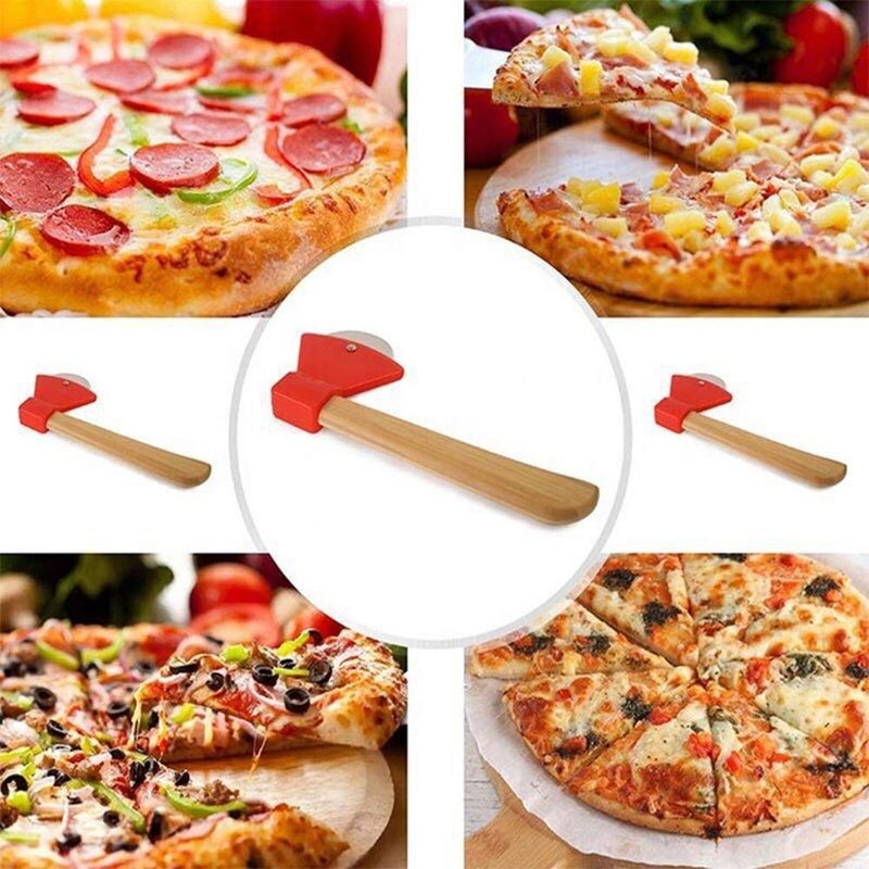 Pizza Cutter in The Shape of an Axe with Stainless