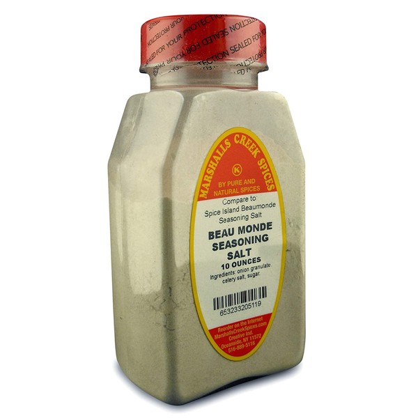 Marshalls Creek Spices New Size Beau Monde Seasoning,Compare to Spice Island Beau Monde Seasoning Salt 10 oz