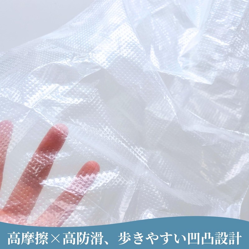 Mokasali Disposable Rain Shoe Covers, 12 Sheets/6 Pairs, Long, Waterproof,