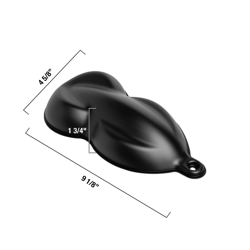 Speed Shapes (10) Black Plastic Car Models for Auto Paint