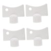 jojofuny 4pcs Radiator Valve Keys Wrench Allen Key for Radiator