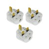 STATUS 13A 3 Pin Plug UK | White 13amp Electrical