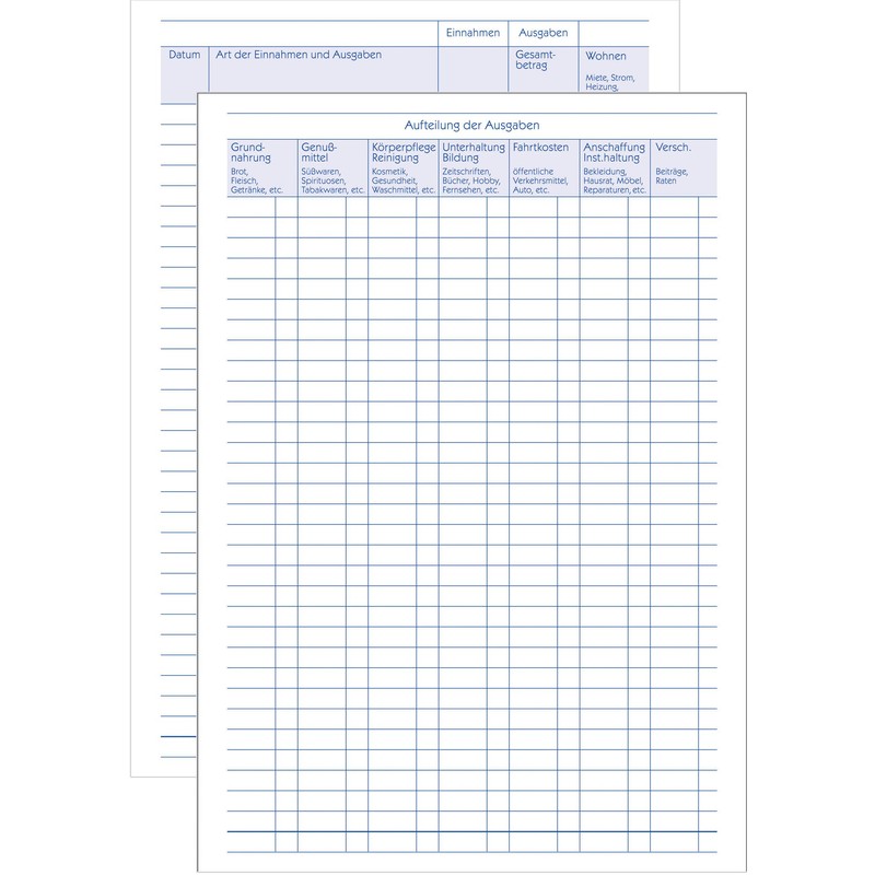 Avery Zweckform 201 Accounts Book (Standard A5 Year to View