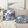 Mahito Pack of 2 Throw Pillow Covers Ancient China Blue