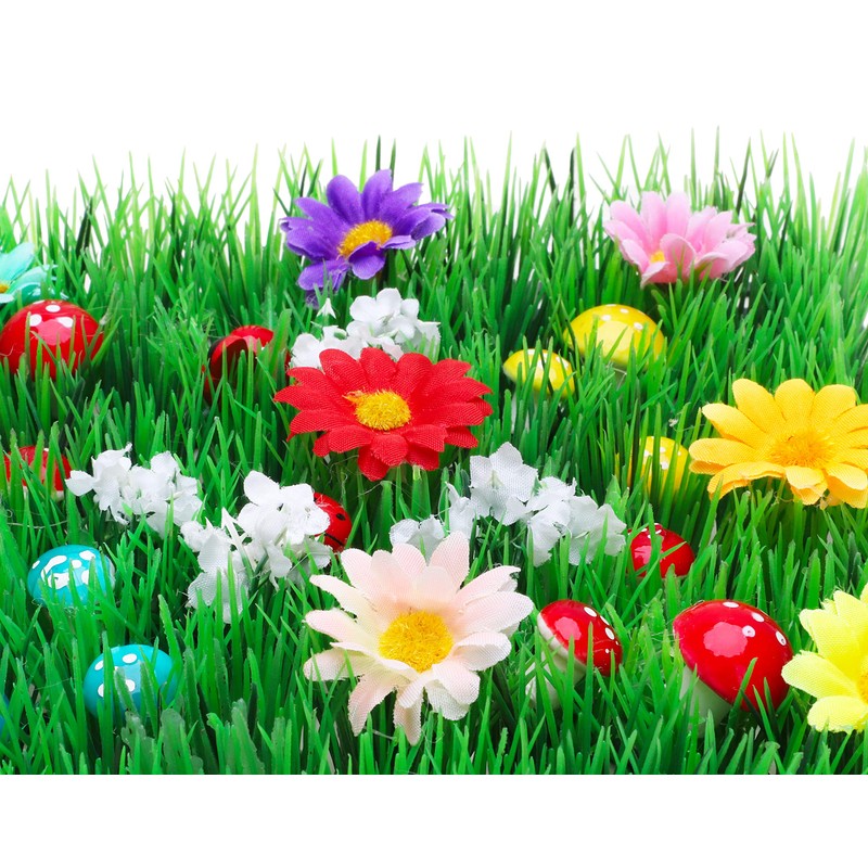 Toyland® 24cm x 24cm Decorative Grass Patch - Perfect For