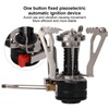 Mini Gas Stove Folding Piezoelectric Ignition Stable Support Portable Camping