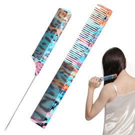 Cutting Comb,2 Pcs Hairdressing Comb,Cutting Comb Hairdressing Professional,Comb Set Cutting,Hair Cutting Comb for Salon Hairdresser Comb,Hair Styling Comb Set for Thick, Long, Wet or Curly Hair