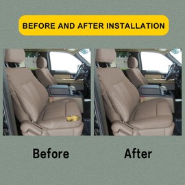 Sekeseauto Tan Front Driver or Passenger Side Bottom Replacement Cloth Seat Cover Compatible with Ford F150 XLT 2011 2012 2013 2014