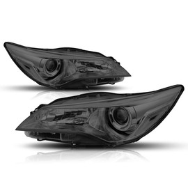PM PERFORMOTOR Headlights Assembly Compatible with 2015 2016 2017 Toyota Camry, 2Pcs Projector Headlamps with Smoked Lens Clear Corner