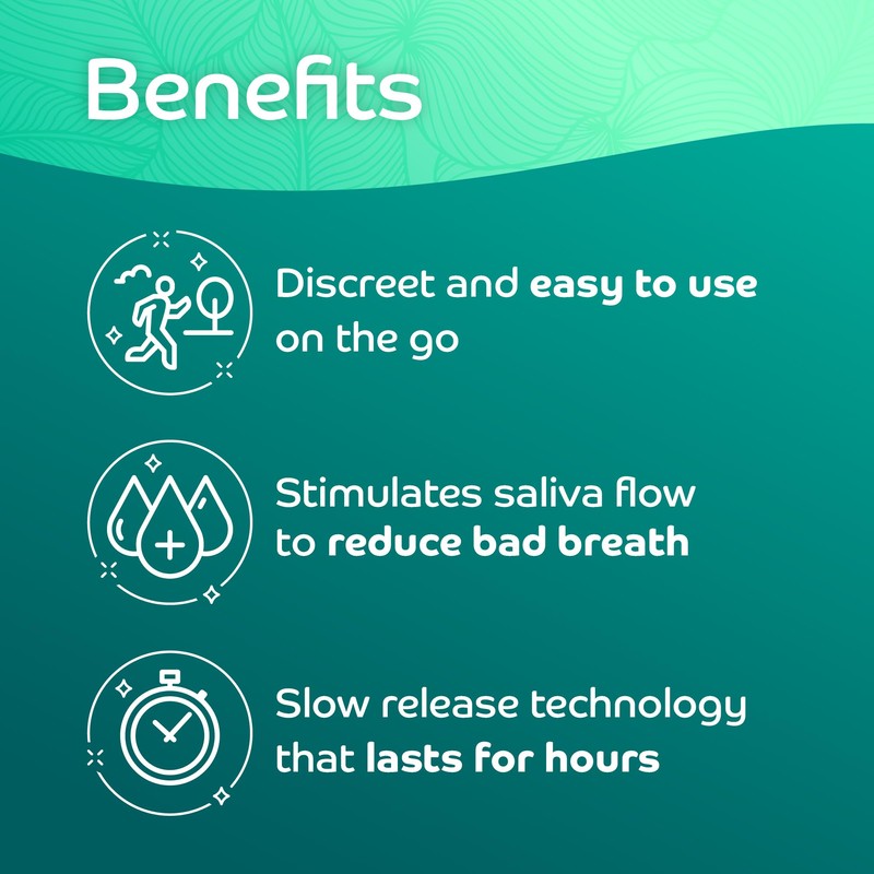 Oracoat FreshMelts Fresh Breath Stick-on Melts for Lasting Freshness, 40