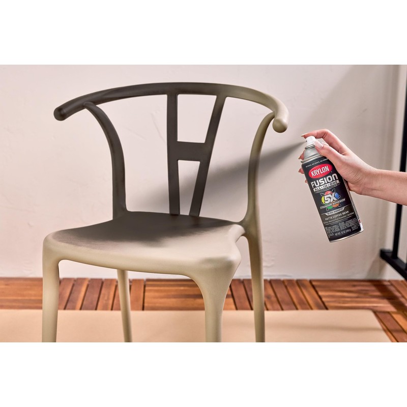 Krylon Fusion All-In-One, Matte, Coffee Bean, 12 oz