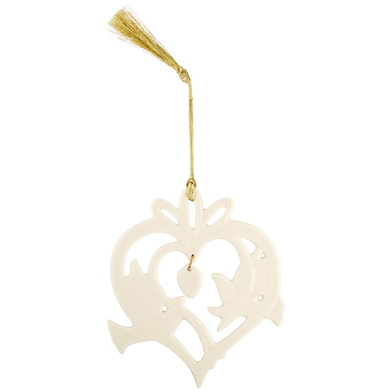 Lenox Ornamentos anuales de China 2017 Happy Holly Days Fresh