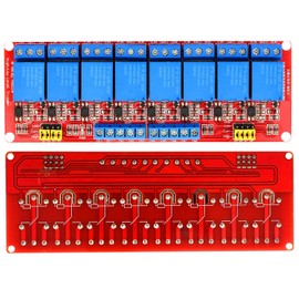 WWZMDiB Relay Module High and Low Level Trigger Optocoupler Isolation Compatible with for Arduino Raspberry Pi ESP32 STM (1, 8 Channel, 24 V)