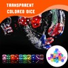SULIUDAJI Set of 20 colourful dice 6-sided, 16 mm