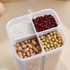 WINIAER Airtight Cereal Storage Container, Clear 2.3L Airtight Kitchen Food
