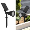 9LED Chips Solar Spotlights LED Solar Landscape Lights for Outdoor