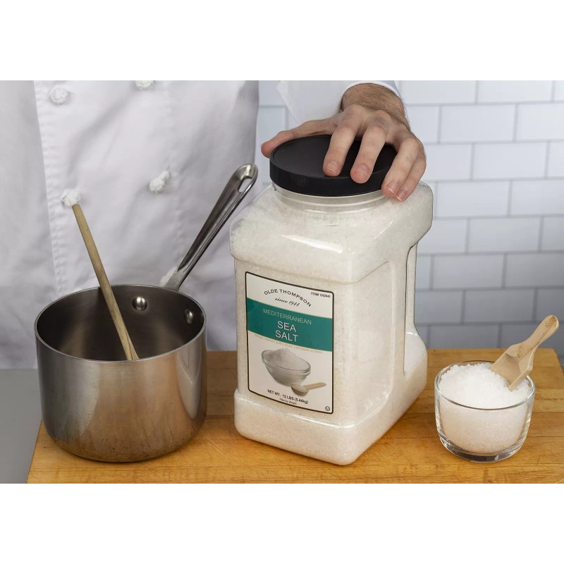 Olde Thompson Mediterranean Coarse Sea Salt, 12lbs, Bulk Size