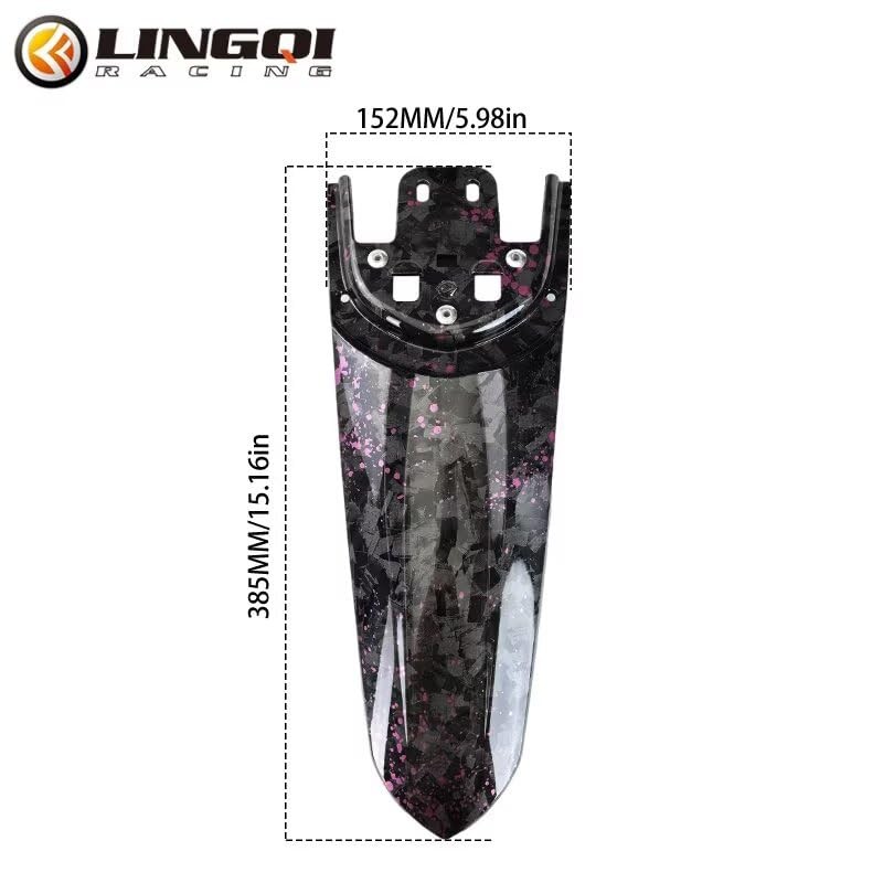 Carbon Fiber Water Transfer Longer Rear Fender Fit to Sur-Ron