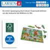 Larsen FH24 Rahmenpuzzle für Kinder I Pulsierender asiatischer Dschungel I