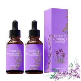 LEWELLRY 2PCS Cyperglow - Cyperus Rotundus Skin Serum, Cyberglow, 60 Ml / 2 Floz, Cyperus Rotundus Oil for Hair Removal, Suitable for All Skin Types