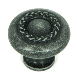 Stone Mill Hardware CP3027-SI Swedish Iron Rope Cabinet Knob