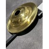 2.18 INCHES STAMPED SOLID BRASS BOBECHE WITH 1/8 IPS SLIP