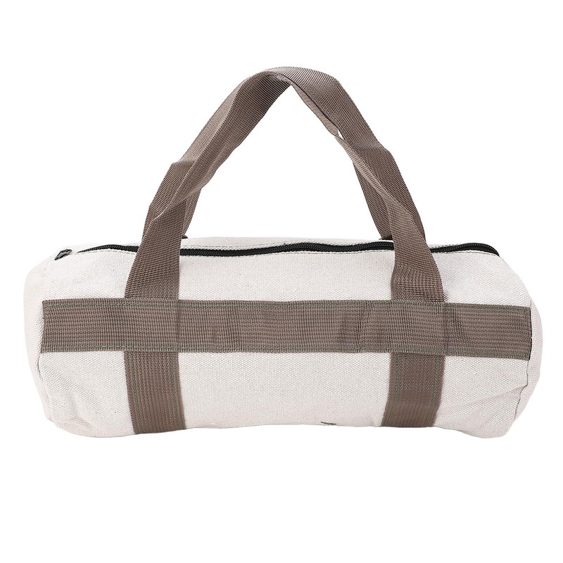 Canvas Heavy Duty Tool Tote Bag Large Capacity Storage Round
