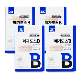 Goryeo Eundan Korea Eundan Megadose B Vitamin B Complex 850mg x 60 tablets 4 boxes I / 고려은단 메가도스B 비타민B군 850mg x 60정 4통 I