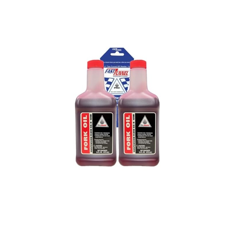 2 Pack Fork Oil Suspension Fluid SS-8 08208-0010 Compatible with