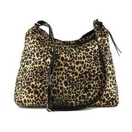 LONI Shoulder Cross-body Hobo Bag Leopard Animal Print Faux Snakeskin