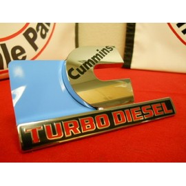 Mopar Dodge Ram 2500 3500 Chrome Cummins turbo diesel 3D nameplate badge decal