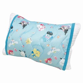 MORIPiLO Pillowcase 43 63 Summer Sanrio Characters Cinnamoroll Kromi-chan Goods (Washable Pillow Case for Parents and Children), Cooling Pad, Cute Pillow Case, Sanrio, Light Green, Approx. 16.9 x 24.8