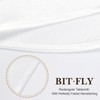 BIT.FLY 57 in x 126 in Rectangular Satin Tablecloth for