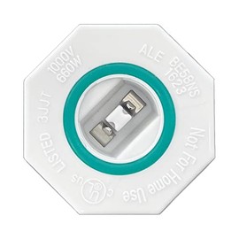 Allanson 1623 Flush Mount Lamp Holders for VHO and HO Sign Fluorescent Light Bulbs, 1000V 660W with Gasket, Replaces Kulka 582GDF