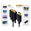 Cable Leader 6 ft Gold Plated Premium DisplayPort to DVI