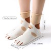 MOCOCITO 6 pairs of women's cat socks, paw socks, cuddly