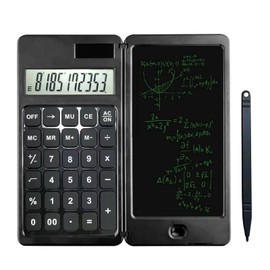 Scientific Calculator School,Metatze Handwriting Board Engineering Scientific Calculator Foldable 10-Digit Dual Calculator Erasable Writing Board for Students Home Office Classroom Business Financial